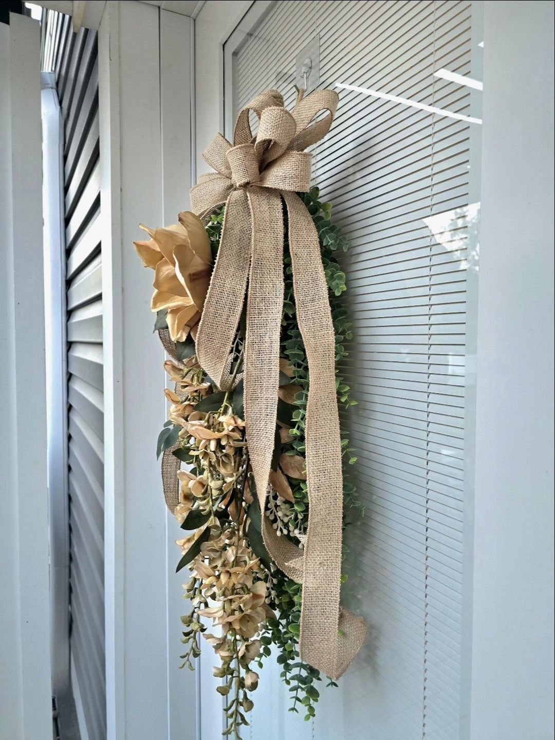 Year Round Wreath Swag For Front Door Decor With Hanger