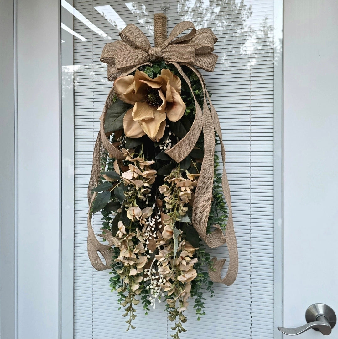 Year Round Wreath Swag For Front Door Decor With Hanger