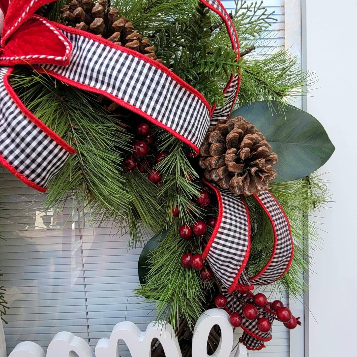 Grapevine Holiday Welcome Wreath
