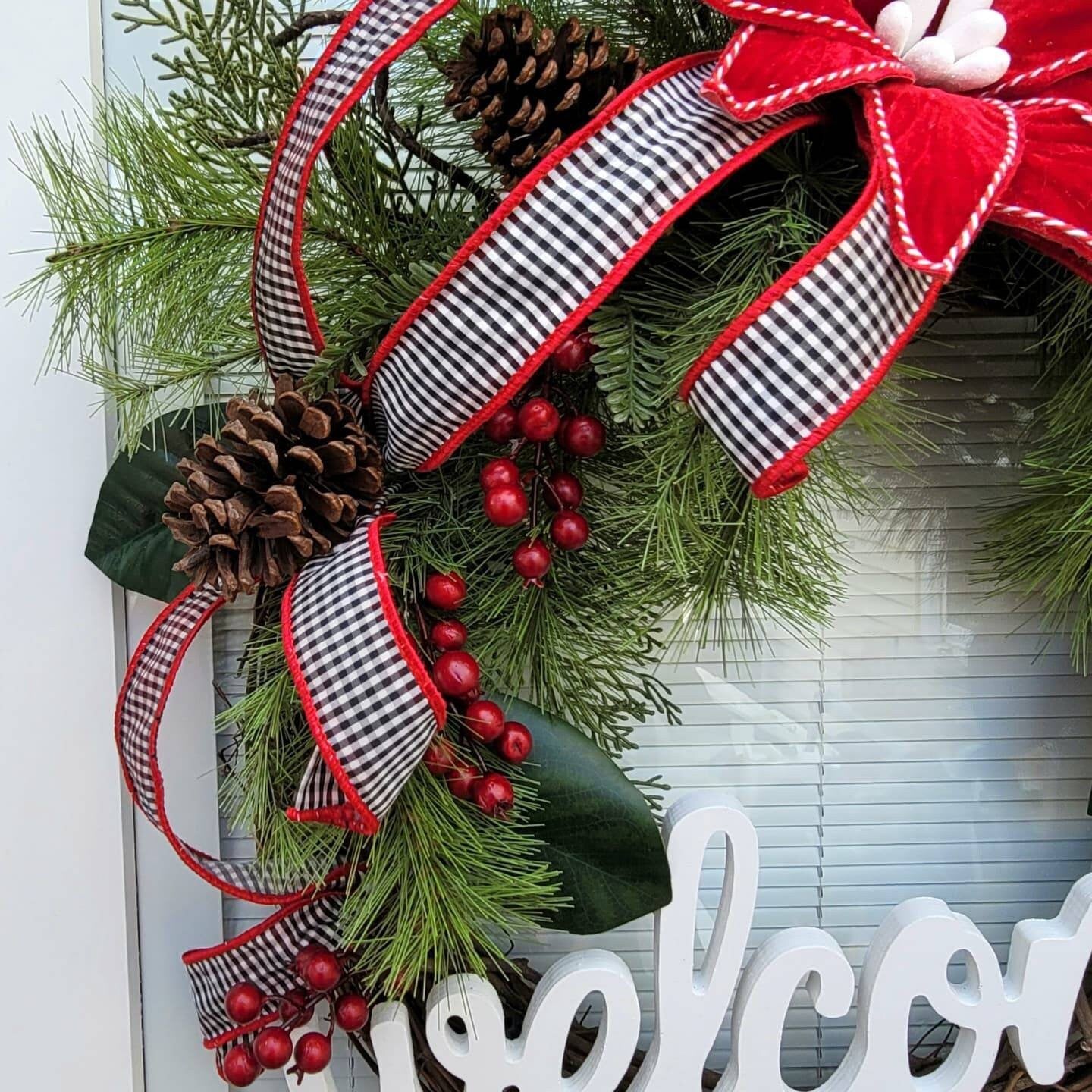 Grapevine Holiday Welcome Wreath