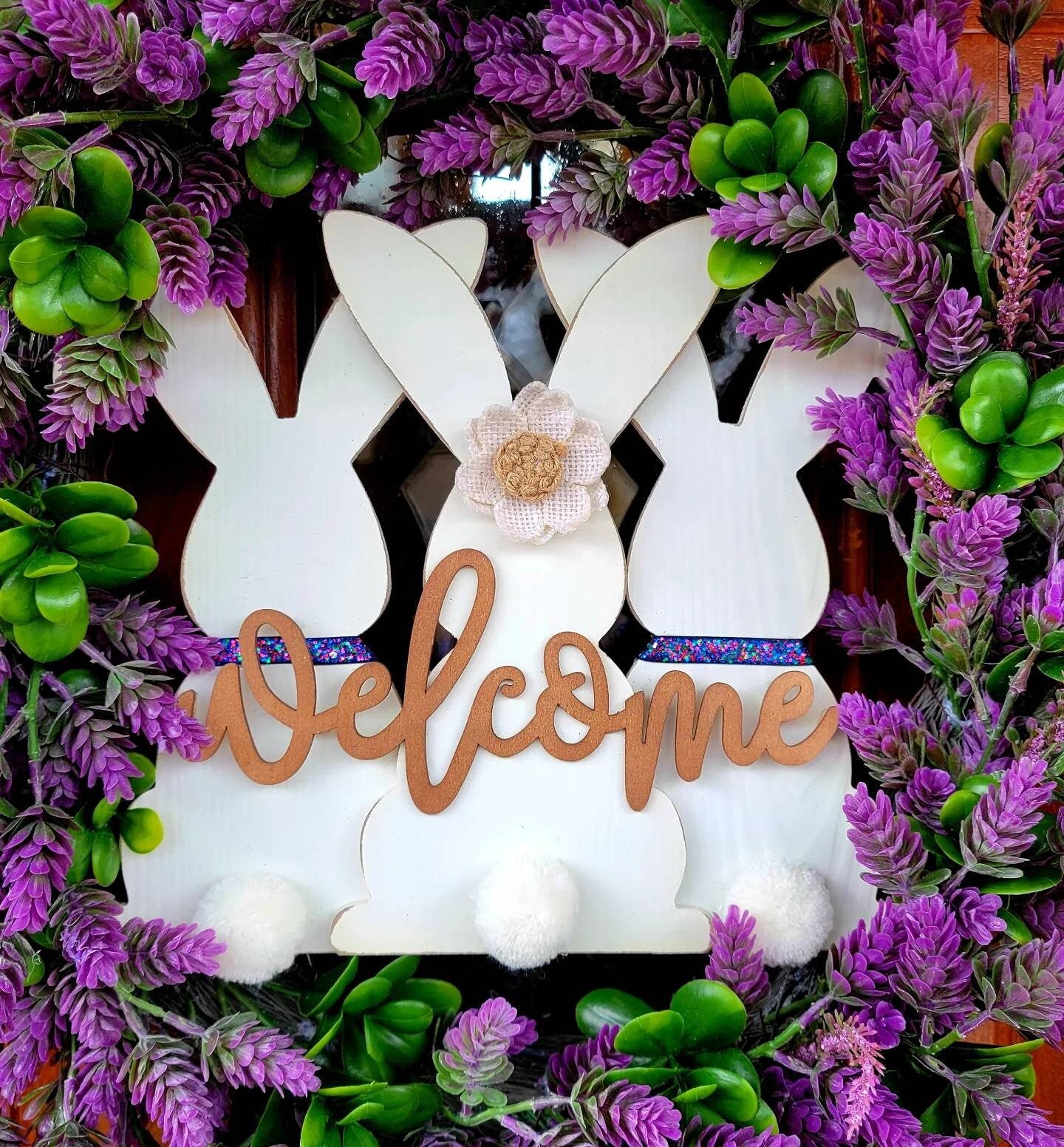 Easter Bunny Welcome Wreath