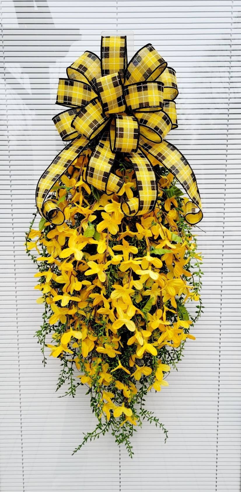 Yellow Forsythia Wreath